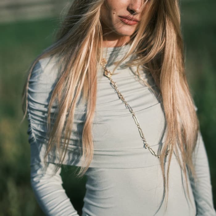 H&M Draped Jersey Top