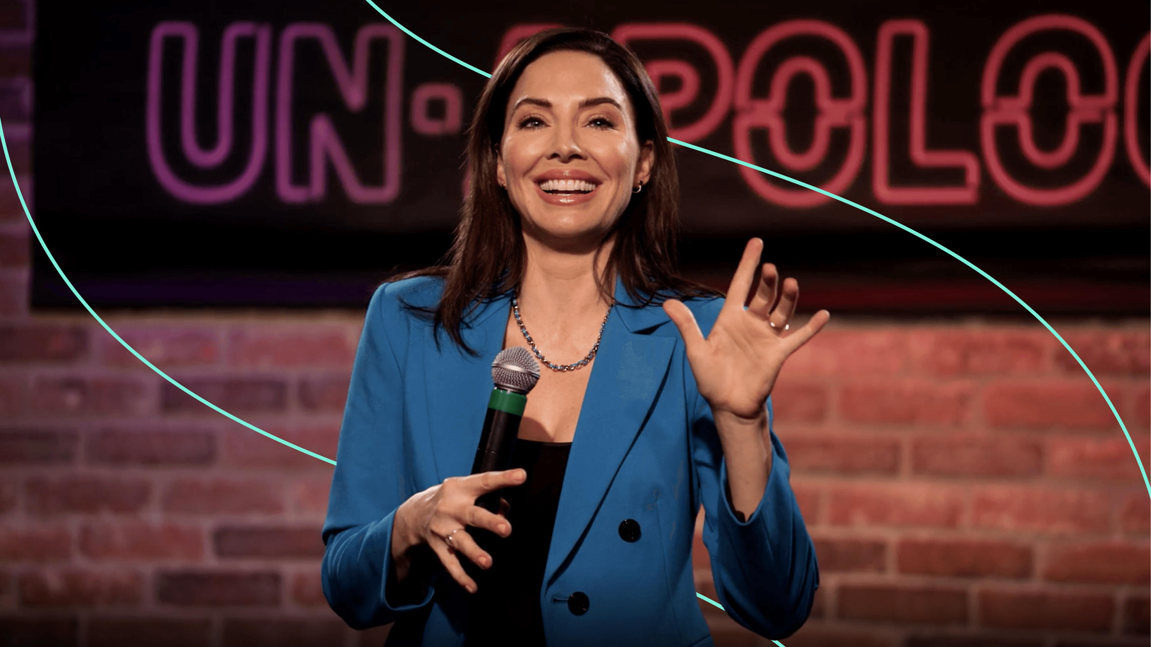 Whitney Cummings on stage