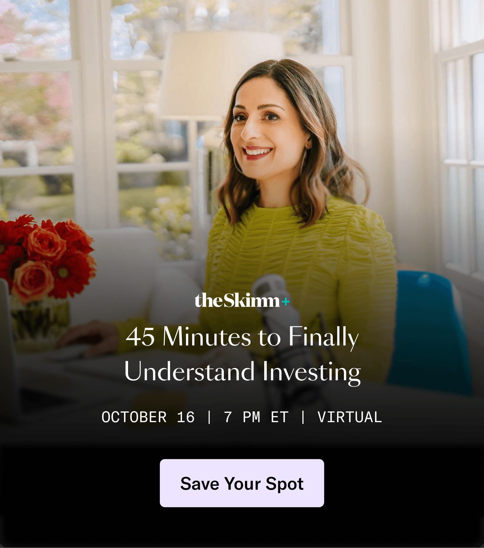 Investing event Skimm+