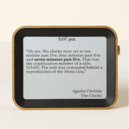 Uncommon Goods Literary Clock