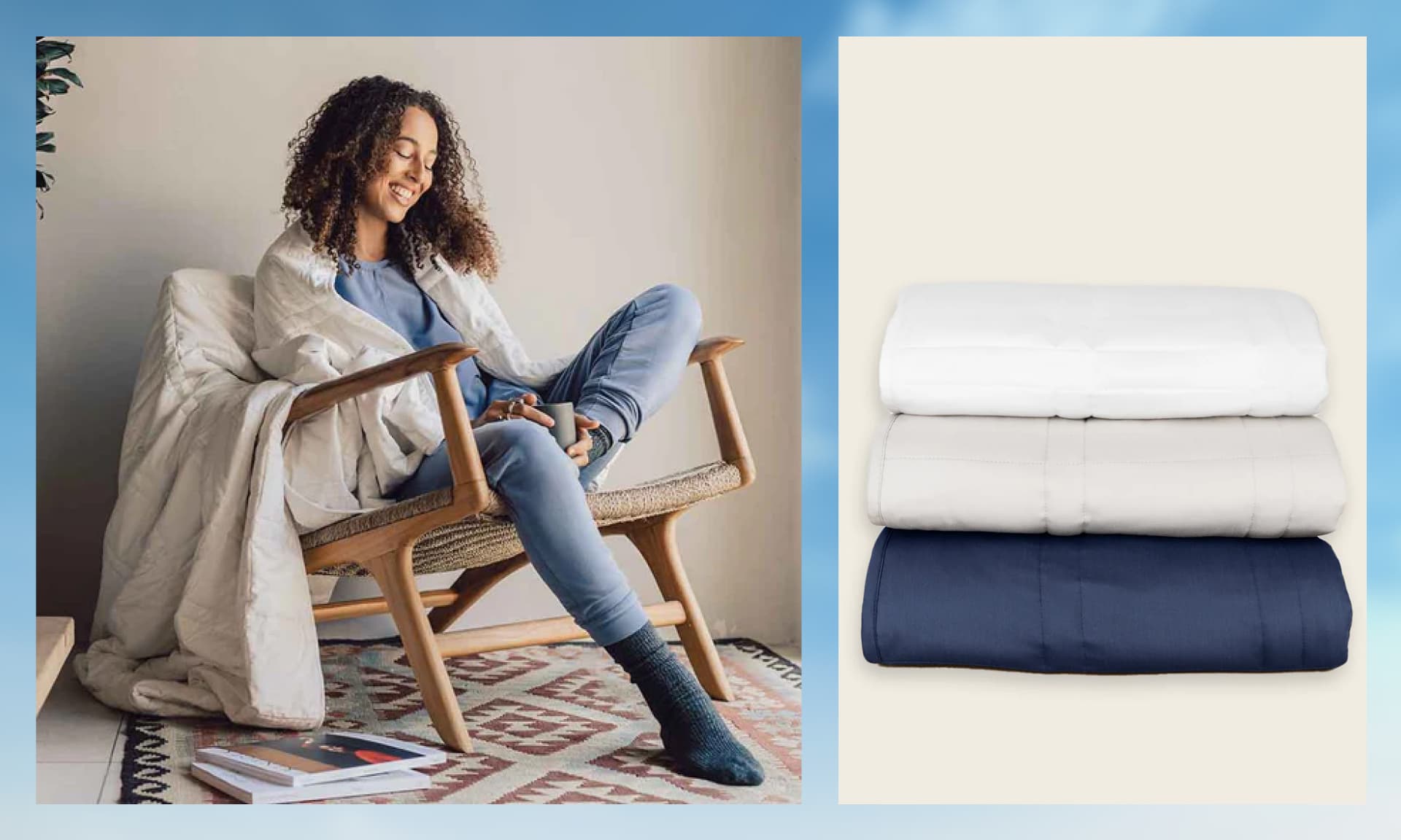 Baloo's weighted blanket