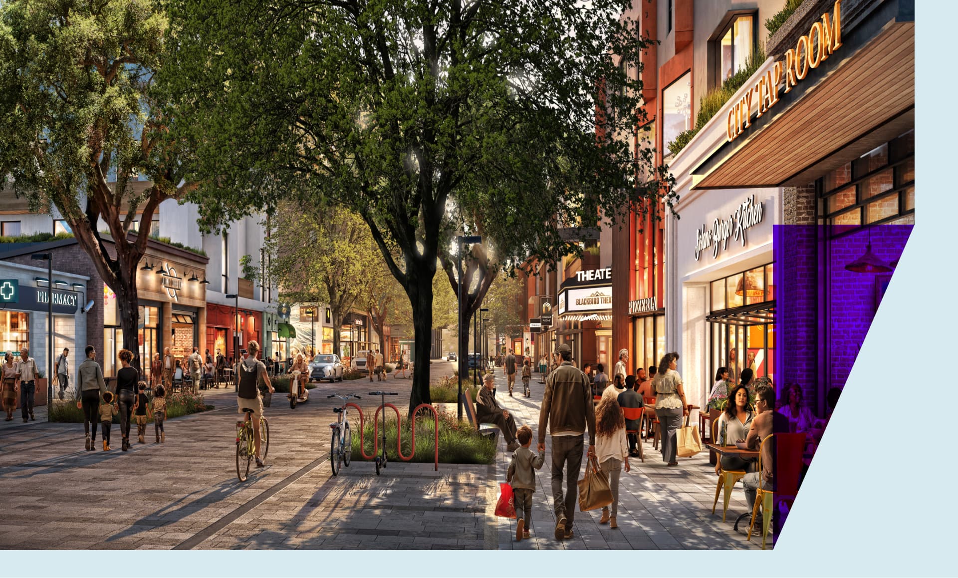 Rendering of California Forever proposed city