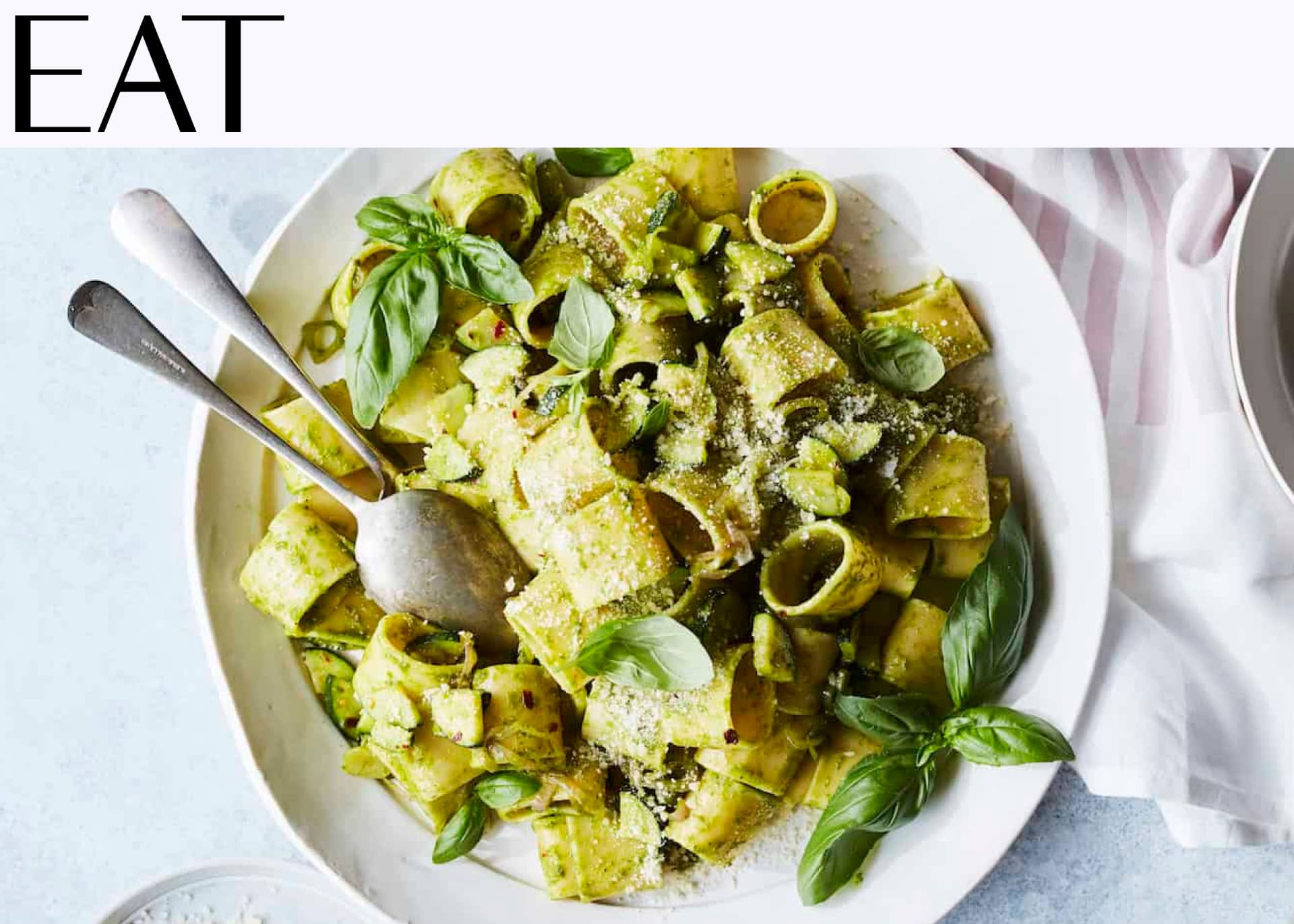 EAT: Basil Vinaigrette Pasta from What’s Gaby Cooking