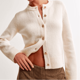 Abercrombie & Fitch Crew Cardigan