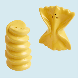 Pasta Salt and Pepper Shakers