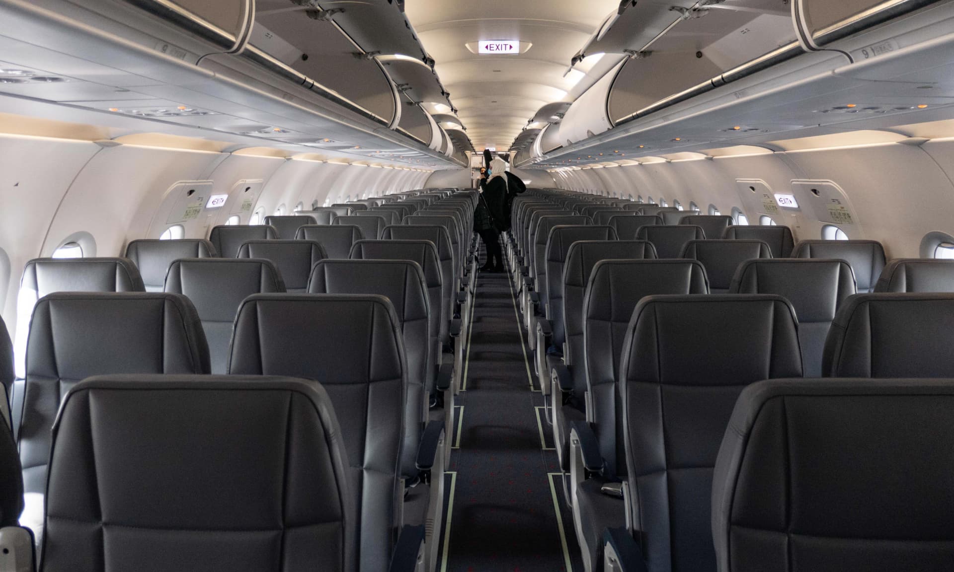 Empty airplane