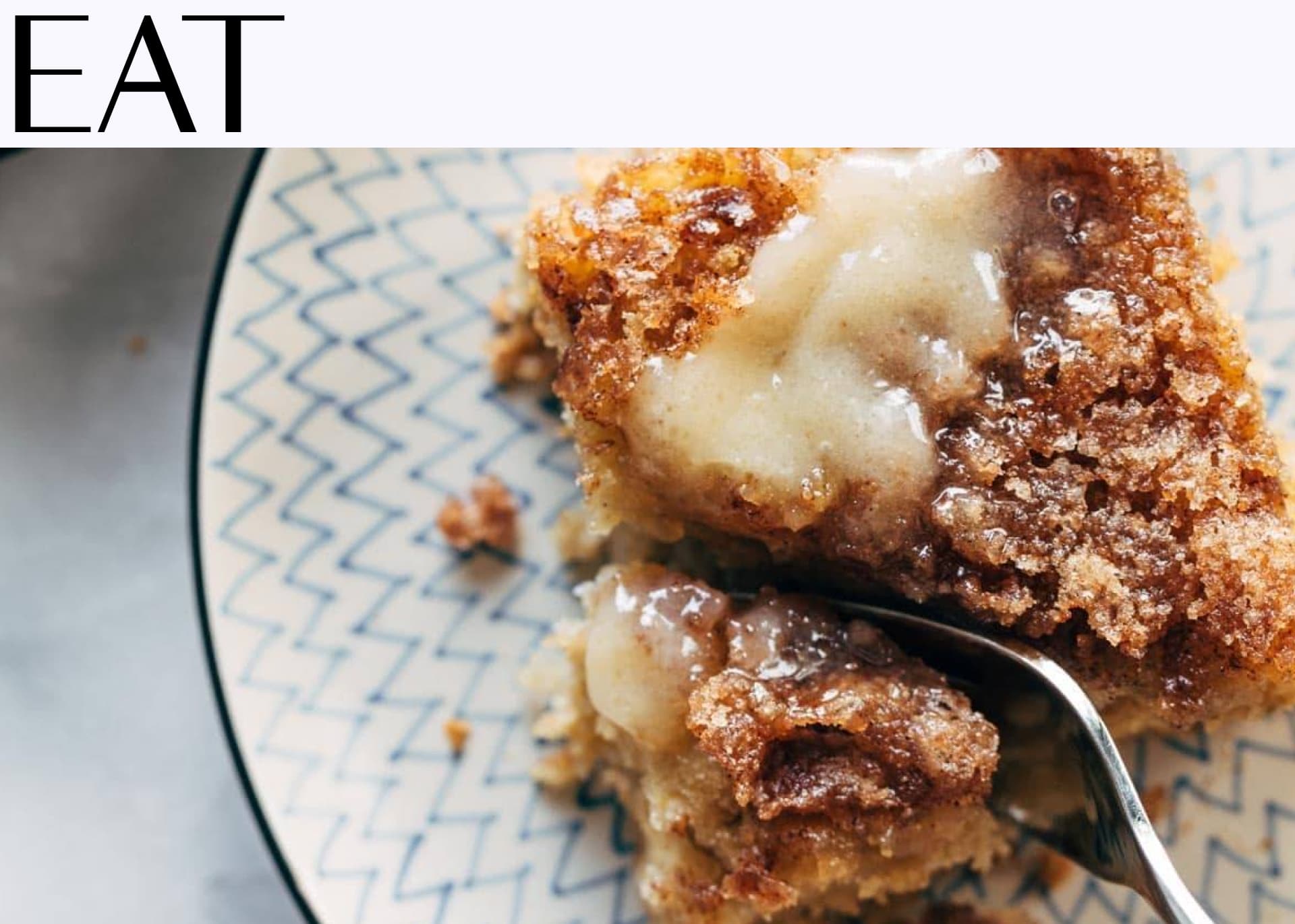 EAT Cinnamon Sugar Apple Cake