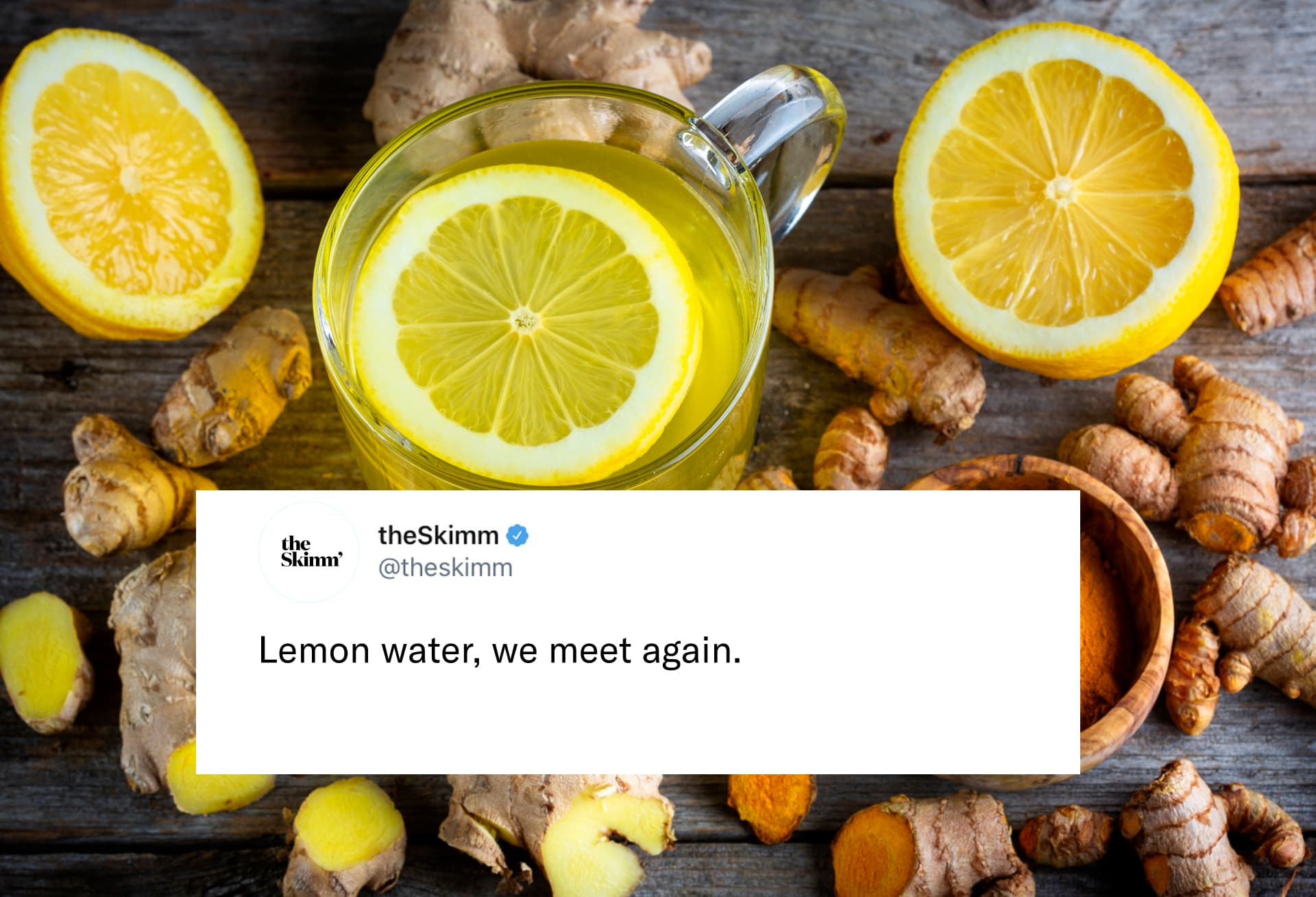 turmeric and lemon water