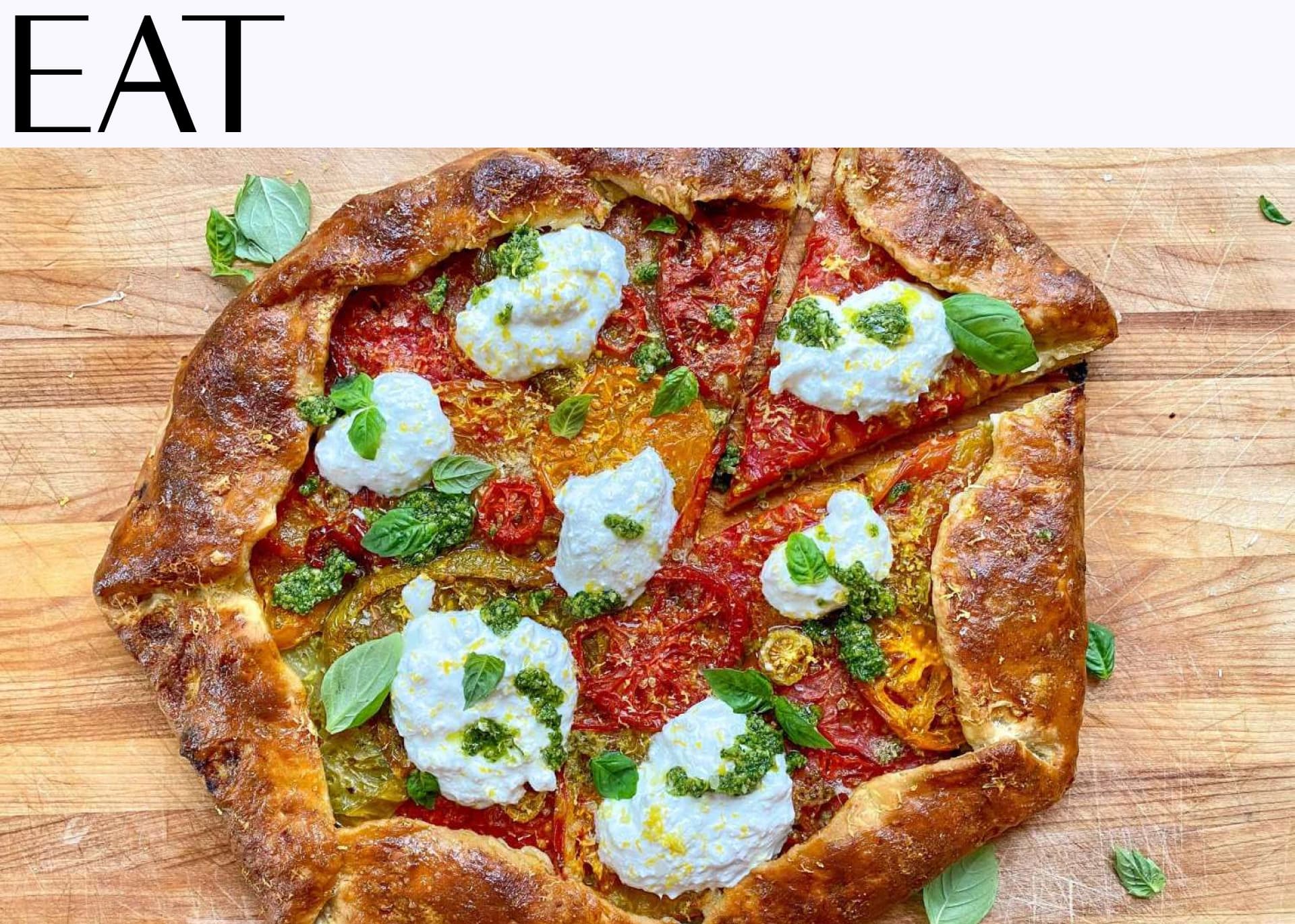 EAT: Heirloom Tomato Galette from Meredith Hayden